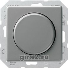 Светорегулятор Tronic с поворотной кнопкой E22 (сталь) Светорегулятор Tronic с поворотной кнопкой E22 (сталь)
