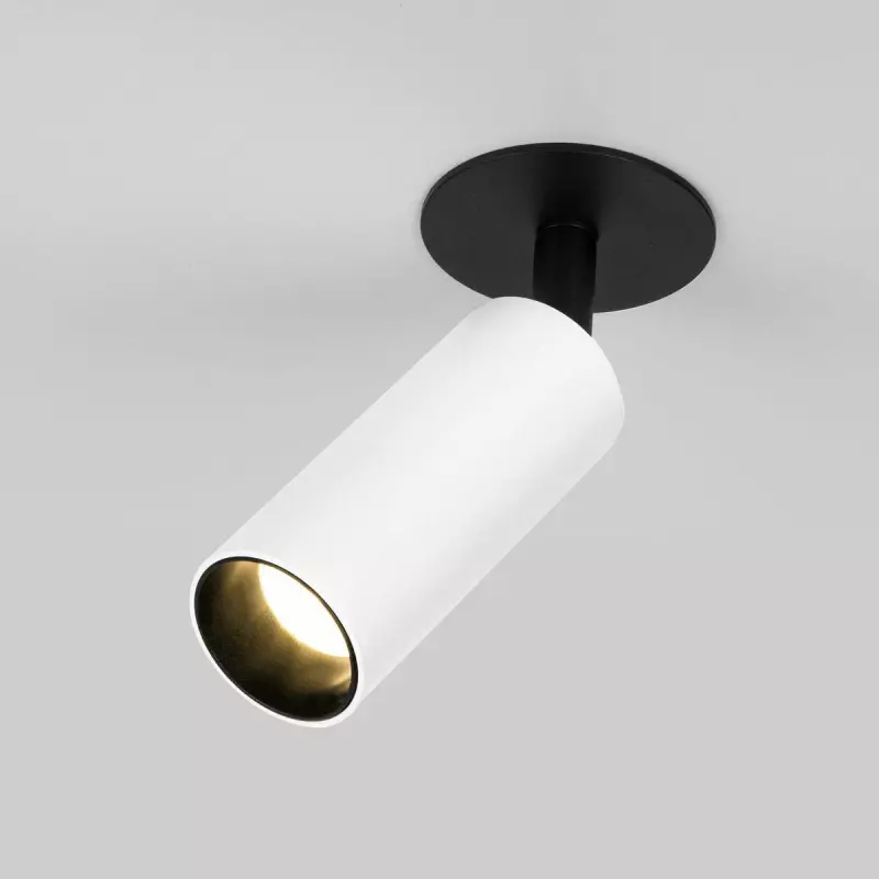 Встраиваемый светодиодный спот Elektrostandard Diffe 25039/Led белый/черный a058220 Встраиваемый светодиодный спот Elektrostandard Diffe 25039/Led белый/черный a058220