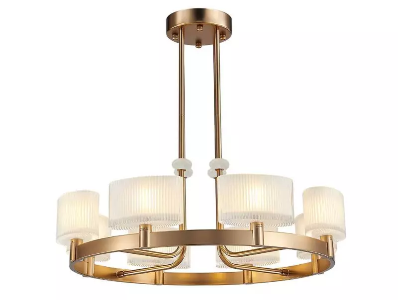 Подвесная люстра Newport Jessica 4338/C new gold М0070599 Подвесная люстра Newport Jessica 4338/C new gold М0070599