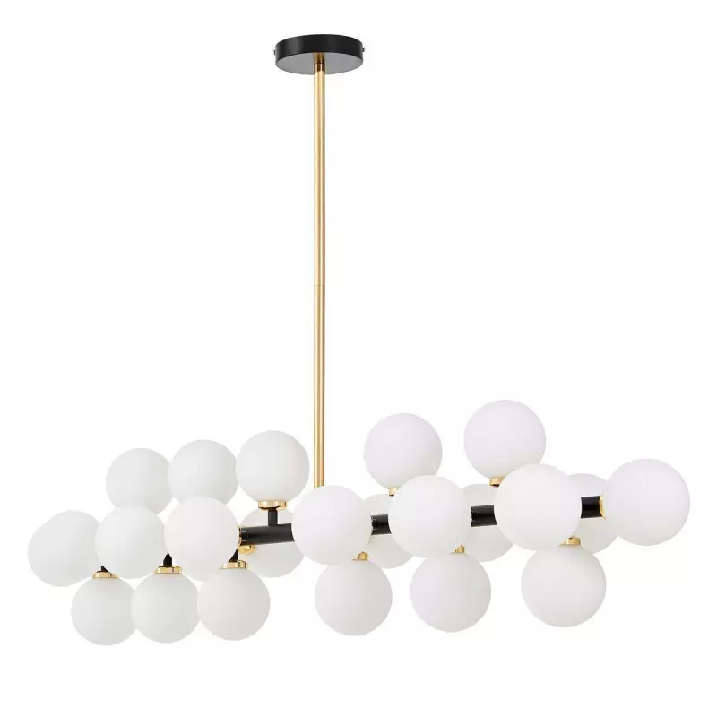 Подвесная люстра Lumina Deco Marsiada LDP 6033-24 BK+GD Подвесная люстра Lumina Deco Marsiada LDP 6033-24 BK+GD