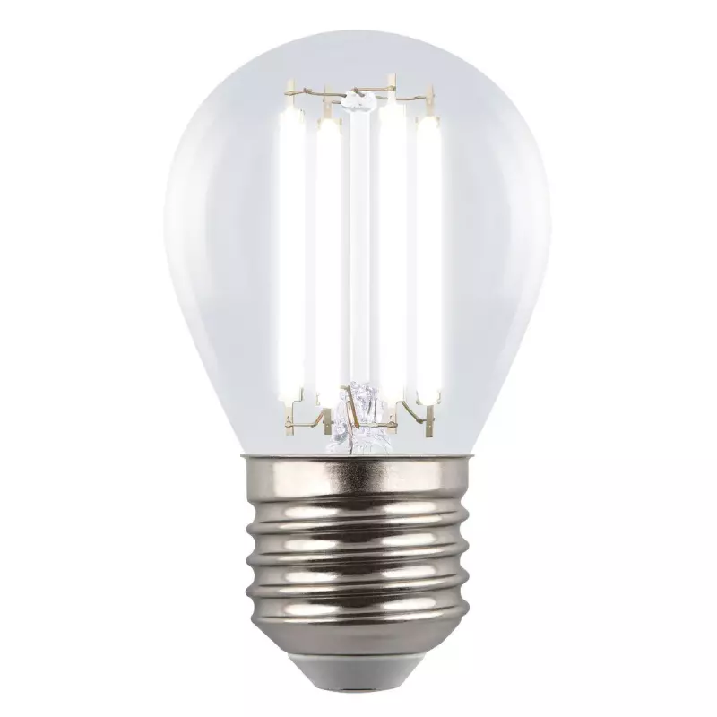 Лампа светодиодная Uniel E27 4W 4000K прозрачная LED-G45-4W/4000K/E27/CL GLY01TR UL-00011941 Лампа светодиодная Uniel E27 4W 4000K прозрачная LED-G45-4W/4000K/E27/CL GLY01TR UL-00011941