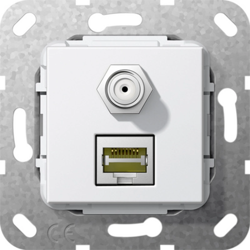 Разъем MJ RJ45 Cat 6A 10 GB, SAT F Разъем MJ RJ45 Cat 6A 10 GB, SAT F