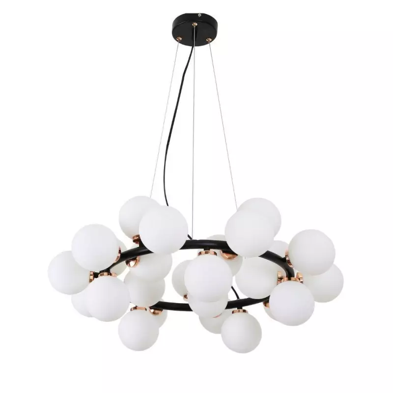 Подвесная люстра Lumina Deco Marsiada LDP 6033-25 BK+MD Подвесная люстра Lumina Deco Marsiada LDP 6033-25 BK+MD