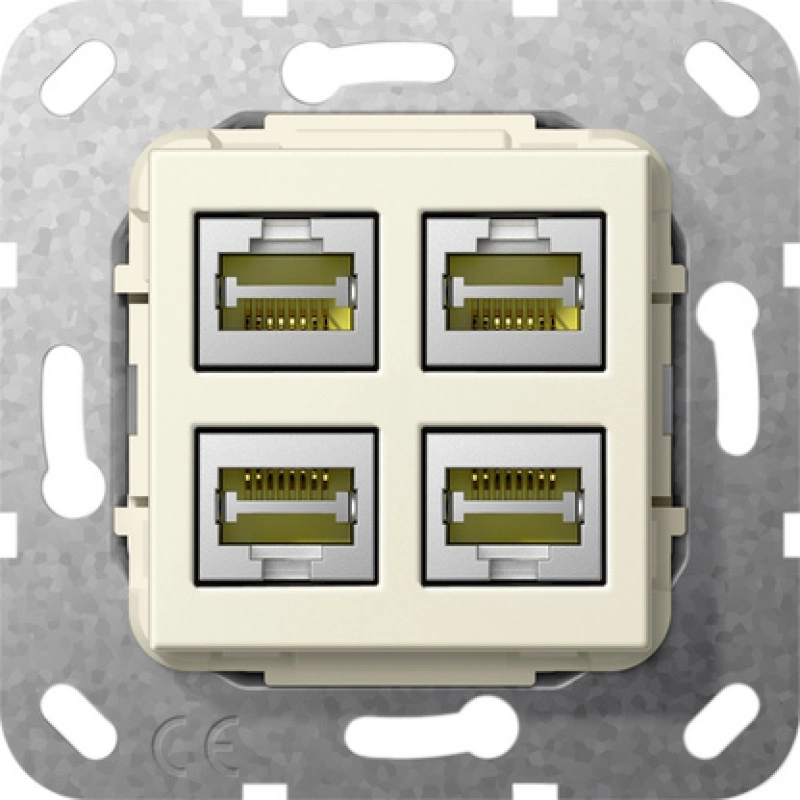 Разъем MJ RJ45 Cat 6A 10 GB 4 местн. LSA Plus