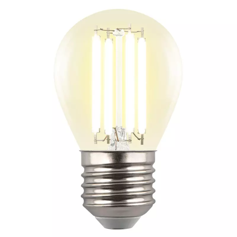 Лампа светодиодная Uniel E27 4W 3000K прозрачная LED-G45-4W/3000K/E27/CL GLY01TR UL-00011940 Лампа светодиодная Uniel E27 4W 3000K прозрачная LED-G45-4W/3000K/E27/CL GLY01TR UL-00011940