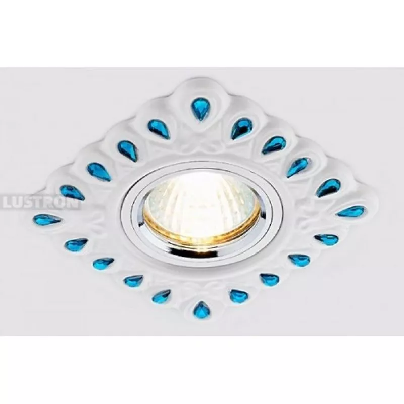 Ambrella D5550 W/GR белый бирюзовый Ambrella D5550 W/GR белый бирюзовый