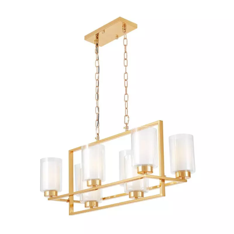 Подвесная люстра Lumina Deco Lino LDP 1239-8 F.GD Подвесная люстра Lumina Deco Lino LDP 1239-8 F.GD