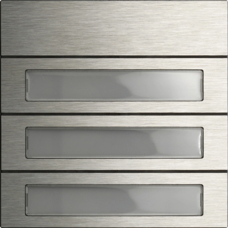 Модуль кнопок вызова System 106 3-местн. Модуль кнопок вызова System 106 3-местн.