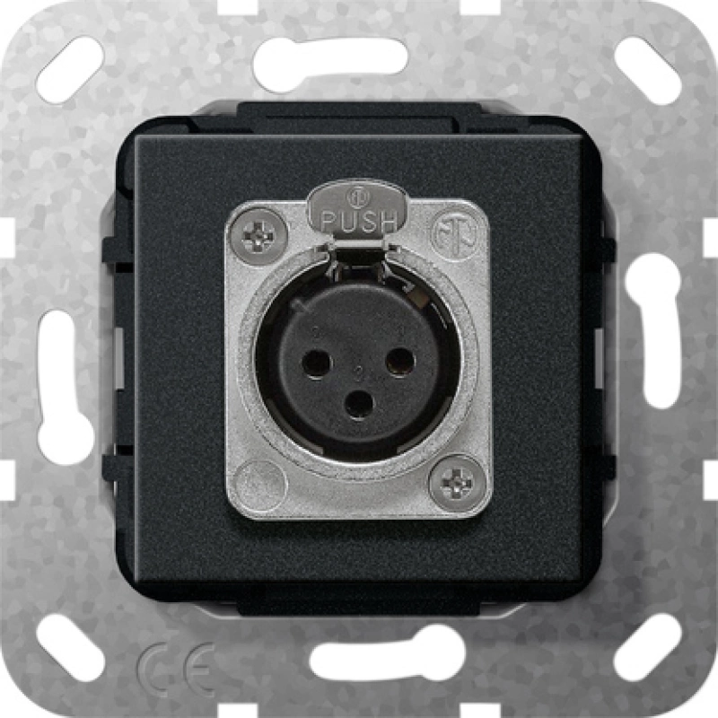 Гнездо XLR серии D Гнездо XLR серии D