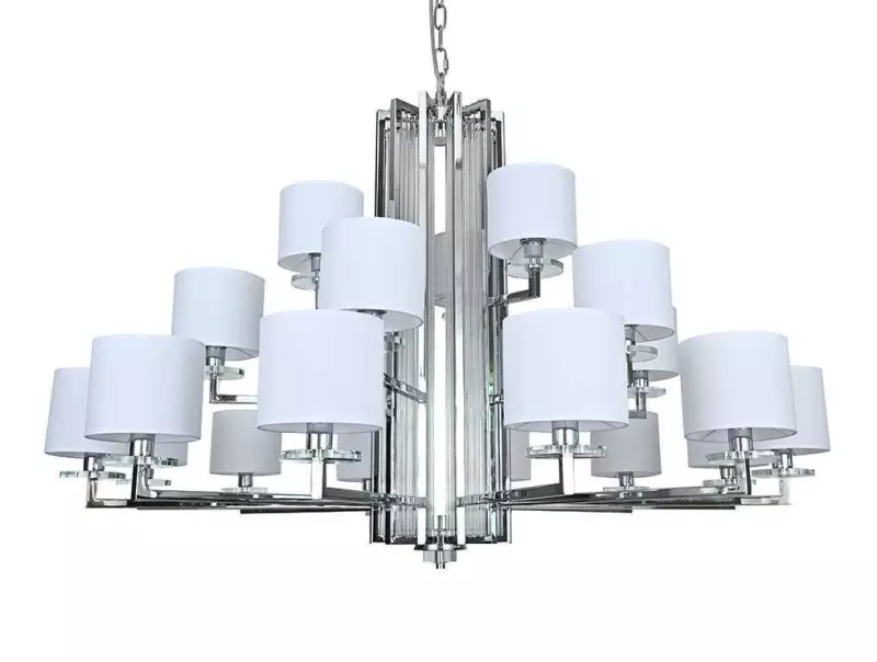 Подвесная люстра Newport Amalia 35412+6+3/C chrome без абажуров М0069064 Подвесная люстра Newport Amalia 35412+6+3/C chrome без абажуров М0069064