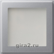 Светодиодный указатель для ориентации 230 В~ алюминевого цвета
