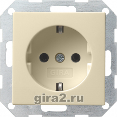 Розетка электрическая Gira (Кремовый) Розетка электрическая Gira (Кремовый)