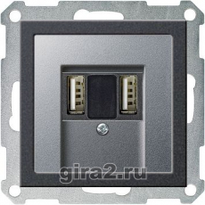   USB Gira, USB-A x 2, 1.4A ()