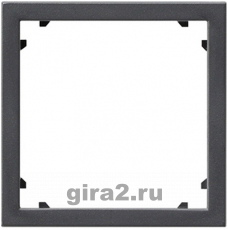 Промежуточная рамка для приборов с накладкой 45*45 мм (Alcatel) (антpацит )
