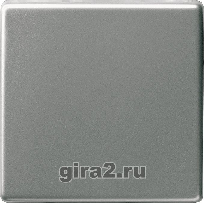 Клавиша для клавишных и кнопочных выключателей GIRA E22 (сталь) Клавиша для клавишных и кнопочных выключателей GIRA E22 (сталь)
