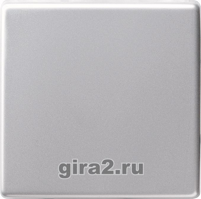 Клавиша для клавишных и кнопочных выключателей GIRA E22 (алюминий) Клавиша для клавишных и кнопочных выключателей GIRA E22 (алюминий)