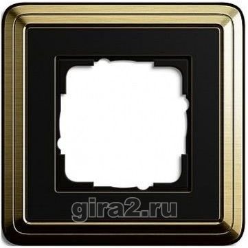 Рамка ClassiX 1-местная, бронза/черный Рамка ClassiX 1-местная, бронза/черный