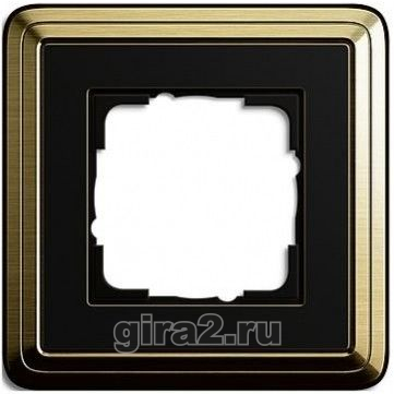 Рамка ClassiX 1-местная, бронза/черный Рамка ClassiX 1-местная, бронза/черный