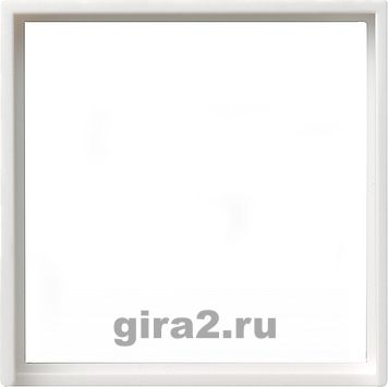 Промежуточная рамка для приборов с накладкой 50*50 мм (глянцевый белый ) Промежуточная рамка для приборов с накладкой 50*50 мм (глянцевый белый )