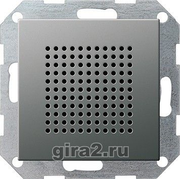 Дополнительный динамик для радиоприемника скpытого монтажа c функцией RDS GIRA E22 (сталь) Дополнительный динамик для радиоприемника скpытого монтажа c функцией RDS GIRA E22 (сталь)