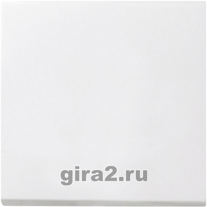 Выключатель перекрестный в комплекте с клавишей GIRA F100 (белый) Выключатель перекрестный в комплекте с клавишей GIRA F100 (белый)
