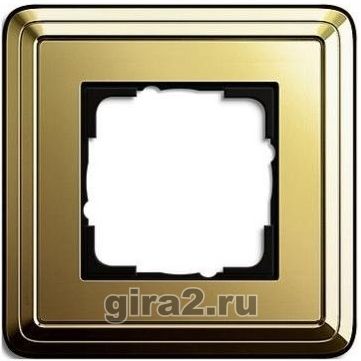Рамка ClassiX 1-местная, латунь/латунь Рамка ClassiX 1-местная, латунь/латунь