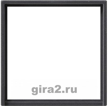 Промежуточная рамка для приборов с накладкой 50*50 мм (антpацит ) Промежуточная рамка для приборов с накладкой 50*50 мм (антpацит )