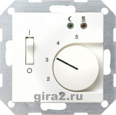 Терморегулятор с выносным датчиком для теплого пола System 55 (белый глянцевый) Терморегулятор с выносным датчиком для теплого пола System 55 (белый глянцевый)